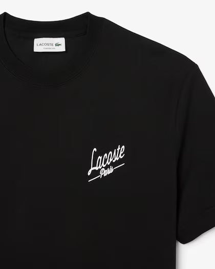 LACOSTE TH5948031 CAMISETA MULTI ESTAMPADA BLACK