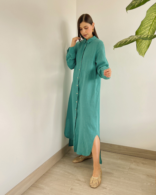 VESTIDO PRIMIA STELLA MENTA