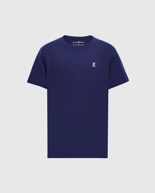 PSYCHO BUNNY CAMISETA CLÁSICA CUELLO REDONDO PARA CABALLERO HOMBRE AZUL B6U014CRPCEVB