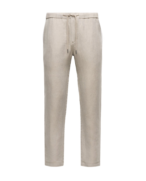 PSYCHO BUNNY PANTALÓN DE MEZCLA DE LINO CON CORDÓN FATE PARA CABALLERO HOMBRE BEIGE B6P471C200NTN