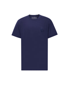 PSYCHO BUNNY CAMISETA HOMBRE CUELLO REDONDO AZUL