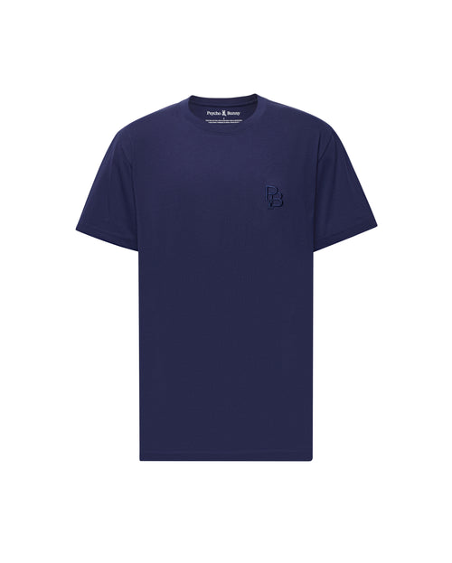 PSYCHO BUNNY CAMISETA HOMBRE CUELLO REDONDO AZUL