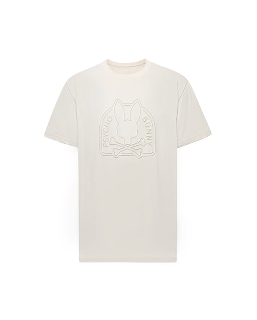PSYCHO BUNNY CAMISETA HOMBRE CUELLO REDONDO BEIGE