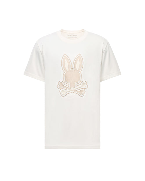 PSYCHO BUNNY CAMISETA HOMBRE CUELLO REDONDO BEIGE