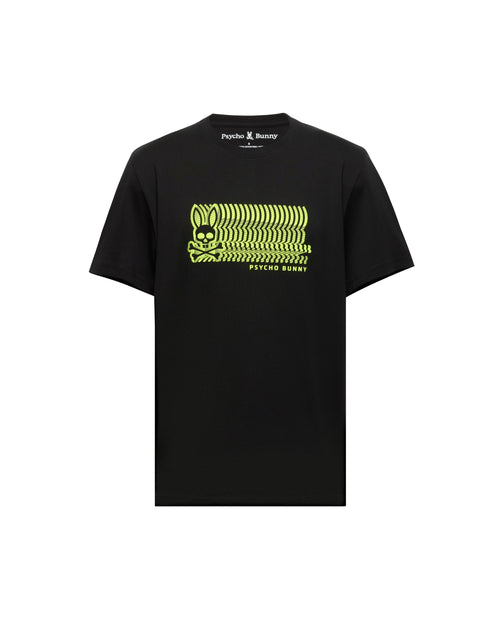 PSYCHO BUNNY CAMISETA HOMBRE CUELLO REDONDO NEGRO