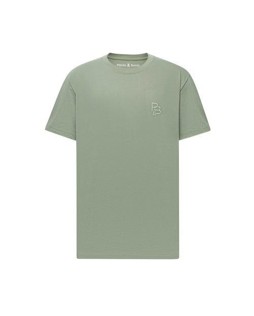 PSYCHO BUNNY CAMISETA HOMBRE CUELLO REDONDO VERDE