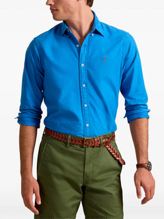 RALPH LAUREN CAMISA MANGA LARGA HOMBRE AZUL
