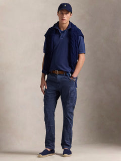 ralph lauren pantalon largo hombre azul