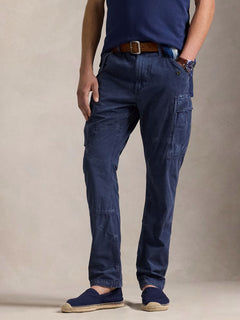 ralph lauren pantalon largo hombre azul