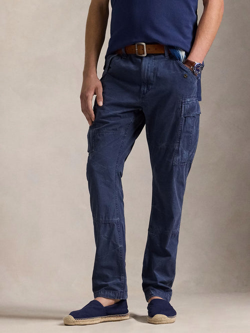ralph lauren pantalon largo hombre azul