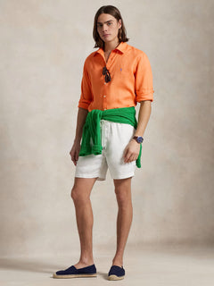 RALPH LAUREN CAMISA MANGA LARGA HOMBRE NARANJA