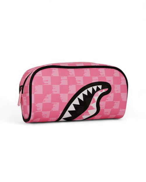 Lapicera Pink And Black Drip Check