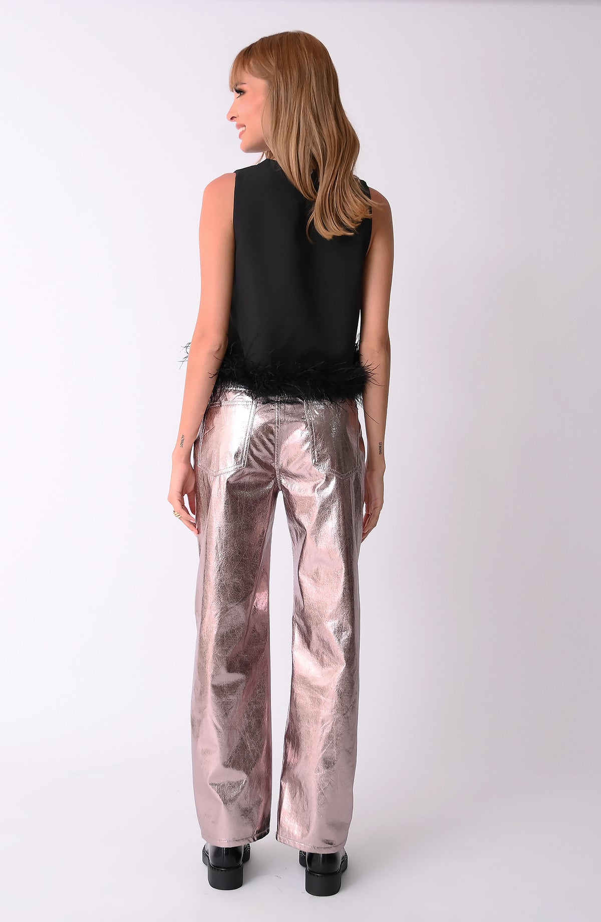 PANTALON PRIMIA DAMA ARENA METALIZADO