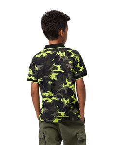 psycho bunny polo manga corta niño fantasia negro