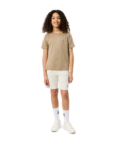 PSYCHO BUNNY CAMISETA NIÑO CUELLO REDONDO MARRON