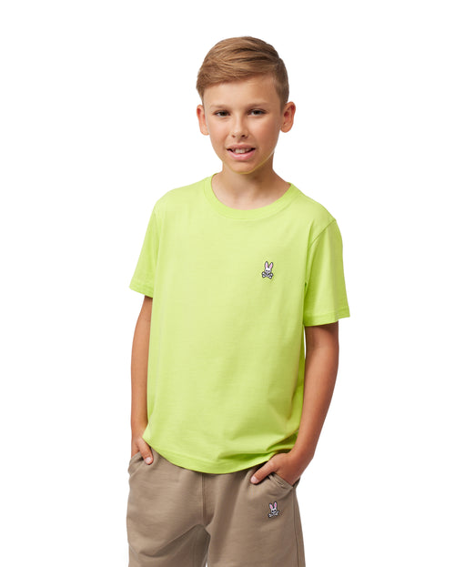 PSYCHO BUNNY CAMISETA NIÑO CUELLO REDONDO VERDE