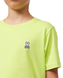 PSYCHO BUNNY CAMISETA NIÑO CUELLO REDONDO VERDE