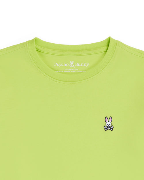 PSYCHO BUNNY CAMISETA NIÑO CUELLO REDONDO VERDE