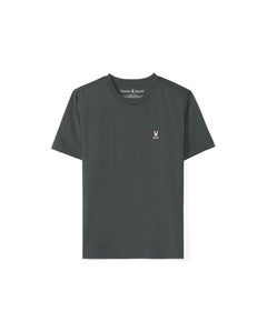 PSYCHO BUNNY CAMISETA NIÑO CUELLO REDONDO GRIS