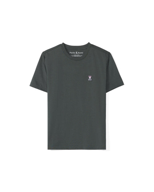 PSYCHO BUNNY CAMISETA NIÑO CUELLO REDONDO GRIS