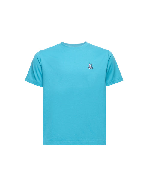 PSYCHO BUNNY CAMISETA NIÑO CUELLO REDONDO AZUL