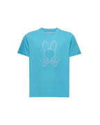 PSYCHO BUNNY CAMISETA NIÑO CUELLO REDONDO AZUL