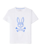 PSYCHO BUNNY CAMISETA NIÑO CUELLO REDONDO BLANCO