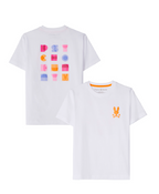 PSYCHO BUNNY CAMISETA NIÑO CUELLO REDONDO BLANCO