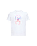 PSYCHO BUNNY CAMISETA NIÑO CUELLO REDONDO BLANCO