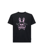 PSYCHO BUNNY CAMISETA NIÑO CUELLO REDONDO NEGRO
