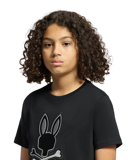 Camiseta New Castle Bordada Para Niño