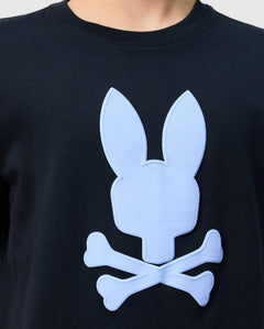 PSYCHO BUNNY CAMISETA NIÑO CUELLO REDONDO AZUL