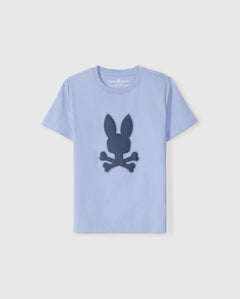 PSYCHO BUNNY CAMISETA NIÑO CUELLO REDONDO AZUL