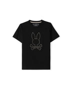 PSYCHO BUNNY CAMISETA NIÑO CUELLO REDONDO NEGRO