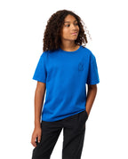 PSYCHO BUNNY CAMISETA NIÑO CUELLO REDONDO AZUL