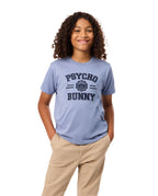 PSYCHO BUNNY CAMISETA NIÑO CUELLO REDONDO AZUL
