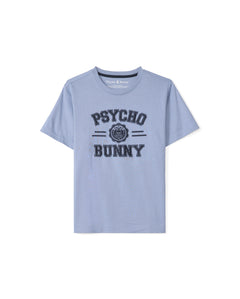 PSYCHO BUNNY CAMISETA NIÑO CUELLO REDONDO AZUL