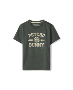 PSYCHO BUNNY CAMISETA NIÑO CUELLO REDONDO VERDE