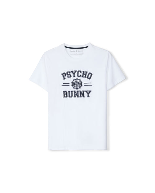 PSYCHO BUNNY CAMISETA NIÑO CUELLO REDONDO BLANCO