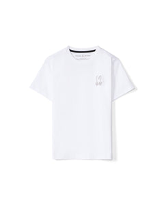 PSYCHO BUNNY CAMISETA NIÑO CUELLO REDONDO BLANCO