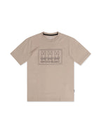 PSYCHO BUNNY CAMISETA NIÑO CUELLO REDONDO BEIGE