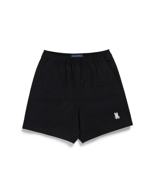 psycho bunny pantaloneta de baño niño hidrocrómico negro