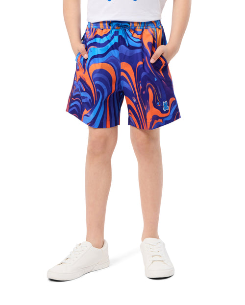 psycho bunny pantaloneta de baño niño fantasia azul