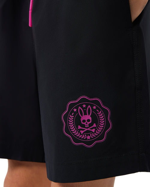 psycho bunny pantaloneta de baño niño fantasia negro