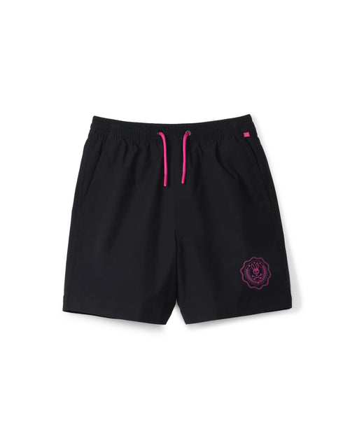 psycho bunny pantaloneta de baño niño fantasia negro