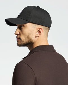 psycho bunny gorras clasico hombre negro b6a816a1htblk