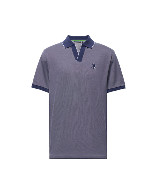 Polo Jacquard Cuello Johnny Mackay Para Caballero