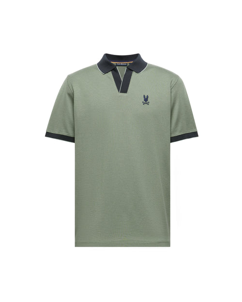 Polo Jacquard Cuello Johnny Mackay Para Caballero