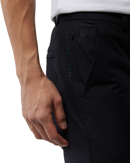 psycho bunny pantalones clasico hombre negro b6p760arcnblk