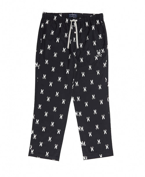 psycho bunny pantalones fantasia hombre negro b6p923x1ppblk